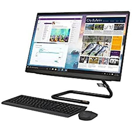Lenovo IdeaCentre AIO3, All in One Desktop, Intel Core i7-10700T, 23.8 inch FHD, 8GB RAM, 512GB SSD, AMD Radeon 625 2GB GDDR5 Graphics, Win10, Black, Mouse and Eng-Arb KB included - (F0EU00AUAX) - DealYaSteal