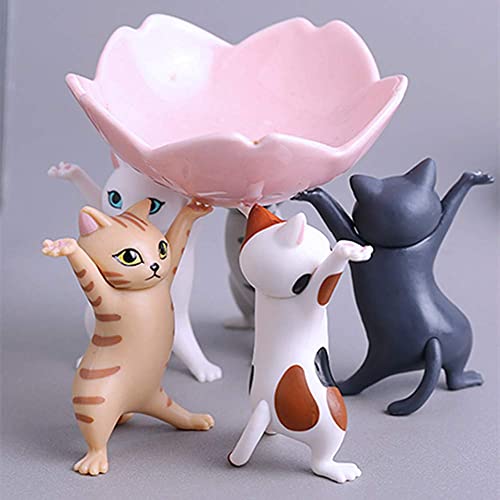 Dancing Cats Pen Holder,Cat Lover Gifts,Creative the Coffin Dancers for Desk or Home Decoration Ornaments Small Item Storage Cute Working Cats 5PCS - DealYaSteal