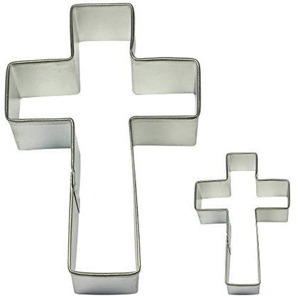 PME Cross Cookie and Cake Cutters, Small and Large Sizes, Set of 2 - DealYaSteal