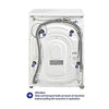 Super General 12 kg Front Loading Washing Machine SGW12500HD 1400 RPM Washer Energy-efficient Hidden LED-Display Silver 15 Programs - DealYaSteal