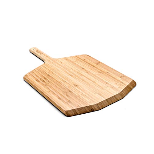 Ooni 12” Bamboo Pizza Peel – Lightweight Smooth Pizza Paddle and Serving Board – Ooni Outdoor Pizza Oven Accessories - DealYaSteal