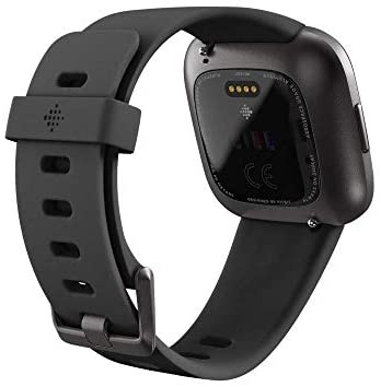 Fitbit Versa 2 (NFC), Health and Fitness Smartwatch with Heart Rate, Music, Sleep and Swim Tracking, One Size (S and L Bands Included) - Black/Carbon - DealYaSteal