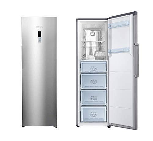 Nikai UPRIGHT FREEZERS WITH FORM DOOR and FROST FREE- SILVER-NUF400FSS - DealYaSteal
