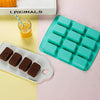 Webake Brownie Baking Tray Silicone Mini Bread Loaf Tins Rectangular Cake Moulds for Brownie, Cheesecake, Mini Cake, 30 x 25.4 x 2.5 cm - DealYaSteal