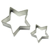 PME Star Cookie and Cake Cutters, Small and Large Sizes, Set of 2, Silver - DealYaSteal
