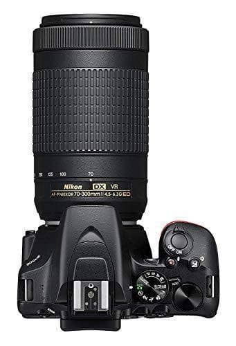Nikon D3500 AF-P 18 -55mm VR Lens with AF-P DX Nikkor 70-300mm f/4.5-6.3G ED Lens Bundle Kit (Black) - DealYaSteal