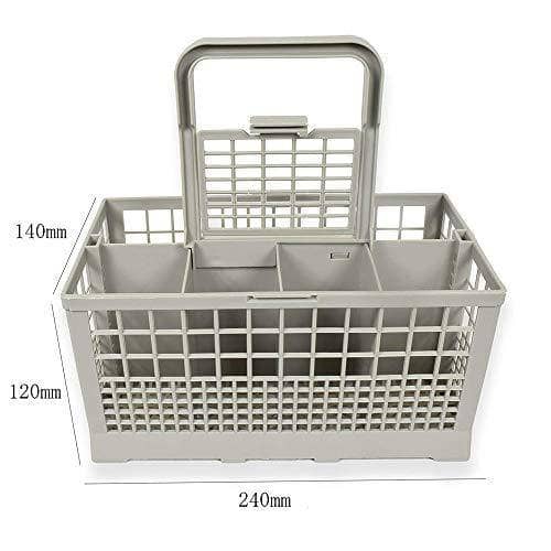 Goolsky Universal Dishwasher Basket Cutlery Dinnerware Dishwasher Basket Replacement Rack Accessory Cutlery Holder Fits for Most Dishwasher - DealYaSteal