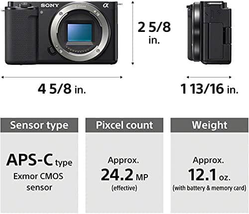 Sony Alpha ZV-E10L Interchangeable Lens Vlog Digital Camera with 16-50 mm Lens and Free Sony Wireless Grip with remote control and tripod feature, 24.2MP, Black - DealYaSteal