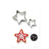PME Star Cookie and Cake Cutters, Small and Large Sizes, Set of 2, Silver - DealYaSteal