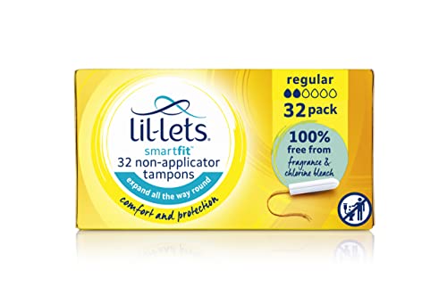 Lil-Lets SmartFit Regular Non-Applicator Tampons - pack of 32 - DealYaSteal