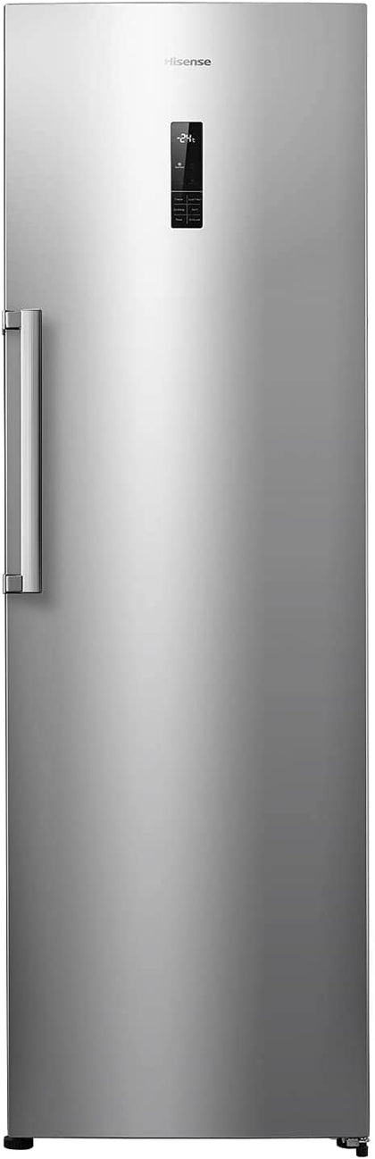 Hisense 341 Litres Upright Freezer with Stainless Steel Finish, FV341N4BC1 - DealYaSteal