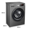 Hisense Front Loading Washing Machine, 7kg Capacity, 1200 RPM, WFPV7012MT - DealYaSteal