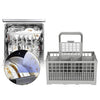 Goolsky Universal Dishwasher Basket Cutlery Dinnerware Dishwasher Basket Replacement Rack Accessory Cutlery Holder Fits for Most Dishwasher - DealYaSteal
