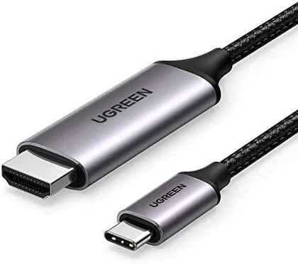 UGREEN USB C to HDMI Cable, USB 3.1 Type C Thunderbolt 3 to HDMI 4K 60Hz UHD Adapter Aluminum Shell Converter Compatible with iMac 2017,Macbook Pro,Samsung S9 S8, Huawei P20 Mate 20,Yoga 900-2Meter - DealYaSteal