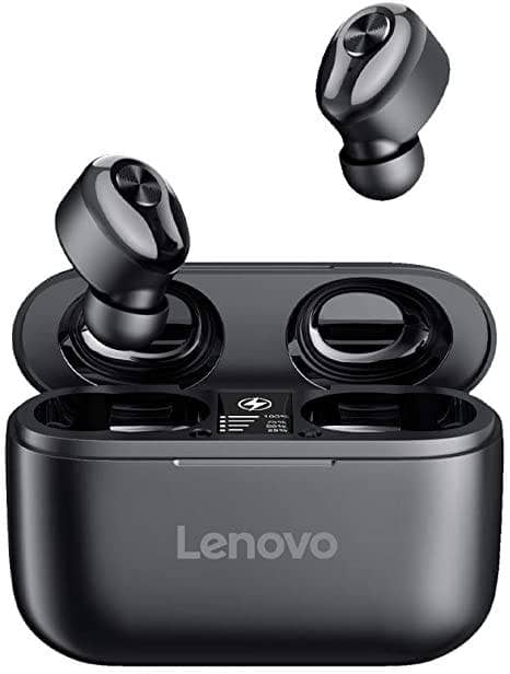 Lenovo True Wireless Stereo In-Ear Earphones HT18 (Black) - DealYaSteal