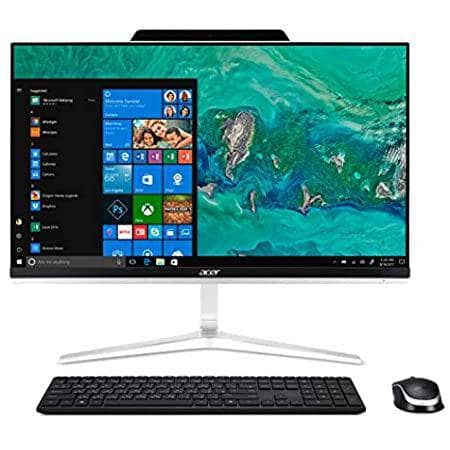 Acer Aspire Z24-890-UA91 AIO Desktop, 23.8 inches Full HD, 9th Gen Intel Core i5-9400T, 12GB DDR4, 512GB SSD, 802.11ac Wifi, USB 3.1 Type C, Wireless Keyboard and Mouse, Windows 10 Home, Silver - DealYaSteal