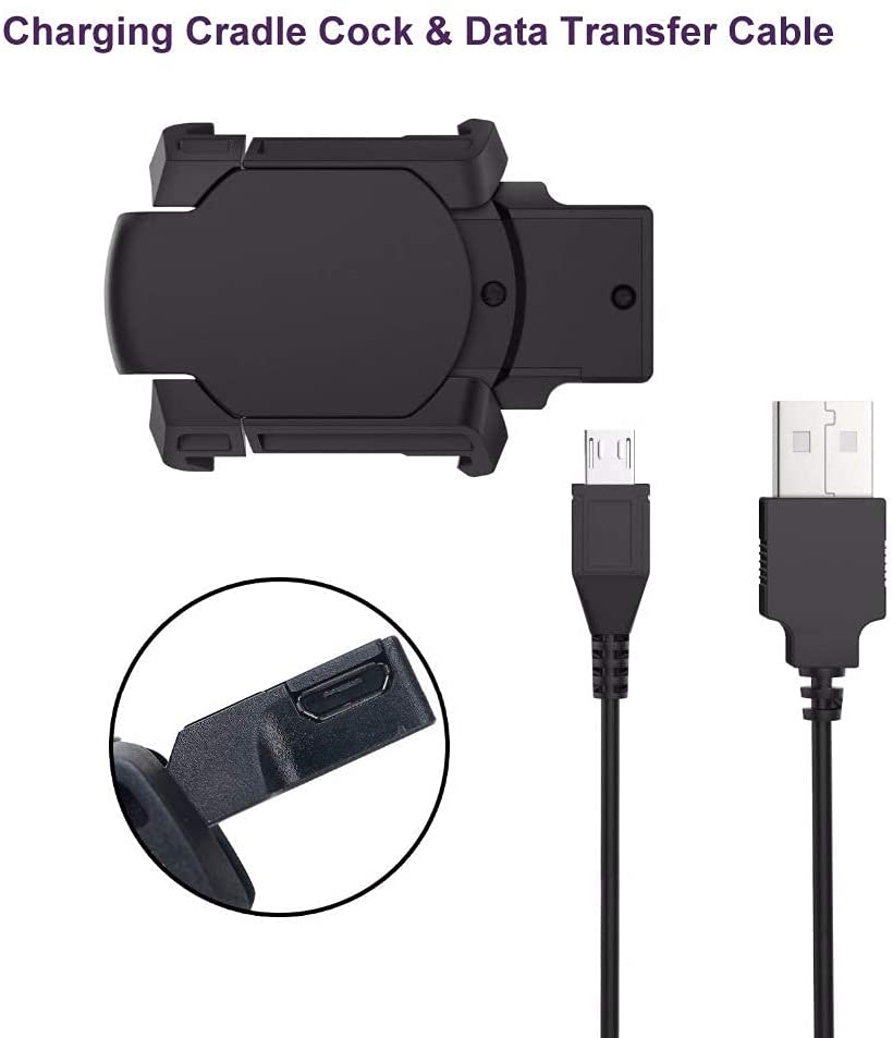 SKEIDO For Garmin Fenix 3 HR Watch USB Charger Charging Dock - DealYaSteal