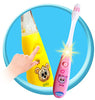 Children's Toothbrush with Flashing Timer - Pack of 3 for Girls - Club Cutie - DealYaSteal