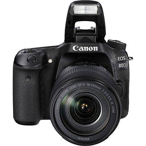 Canon EOS 80D 18-135mm IS USM Lens Kit 24.2 MP SLR Camera - Black - DealYaSteal