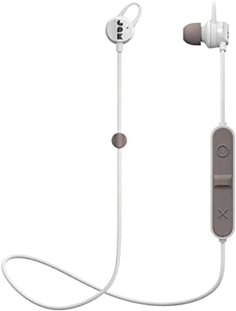 Jam Audio - Live Loose Sweat Resistant Wireless Bluetooth Earbuds - 6 Hour Playtime, 10 Metre Range, Hands Free Calling, Magnetic Cord Management, Lightweight Design Sport Headphones - Gray - DealYaSteal
