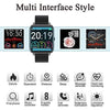 Qniceone Smart Watch,Fitness Tracker with Heart Rate/Blood Pressure/Oxygen Monitor, IP67 LifeWaterproof Health Exercise Watch Sleep Monitor Step Calorie Counter Fitness Watch for Men Women-Black - DealYaSteal