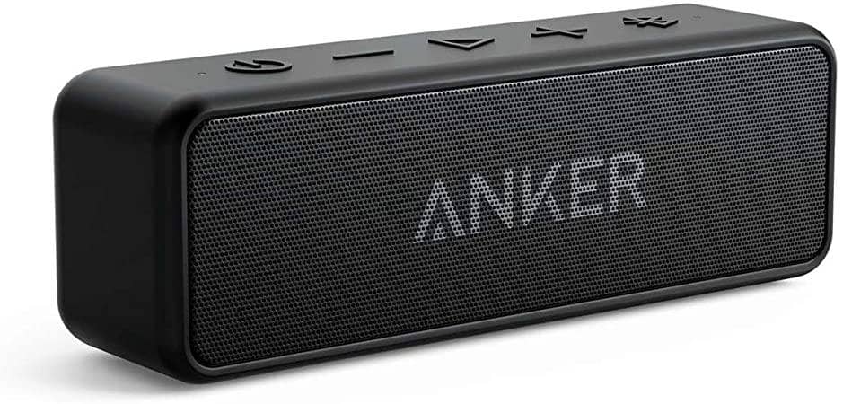 Anker Soundcore 2 Portable Bluetooth Speaker with 12W Stereo Sound Bluetooth 5 Bassup IPX7 Waterproof 24-Hour Playtime Wireless Stereo Pairing Speaker for Home Outdoors Travel - DealYaSteal
