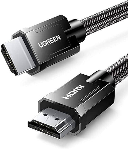 UGREEN 8K HDMI 2.1 Cable Ultra High-Speed 48Gbps HDMI Video Cable Support 8K@60Hz, 4K@120Hz, 3D, 7860x4320P UHD, HDR, eARC, HDCP 2.2 Compatible For PS3/PS4/PS5, Samsung/LG OLED 4K TV - 2Meter - DealYaSteal