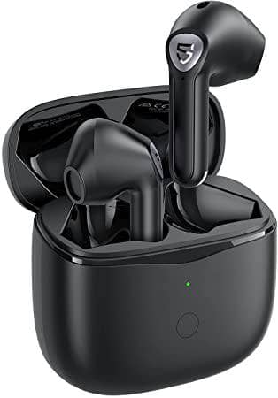 SoundPEATS Air3 Wireless Earbuds Mini Bluetooth V5.2 Earphones with Qualcomm QCC3040 and aptX-Adaptive, 4-Mic and CVC 8.0 Noise Cancellation, TrueWireless Mirroring Tech, in-Ear Detection, Game Mode - DealYaSteal
