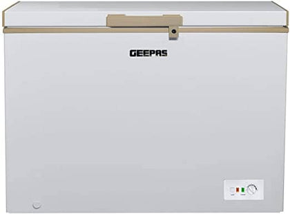 Geepas GCF3506WAH Chest Freezer, 350L - DealYaSteal