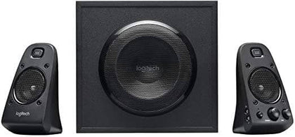 Logitech Z623 THX 2.1 Speaker System with Subwoofer, THX Certified Audio, 400 Watts Peak Power, Deep Bass, Multi Device, 3.5mm & RCA Inputs, Easy Controls, PC/PS4/Xbox/DVD Player/TV/Smartphone/Tablet - DealYaSteal