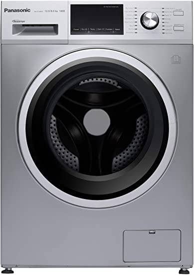 Panasonic 12 Kg Wash & 8 Kg Dry 1400 RPM Front Load Washer Dryer, Silver - DealYaSteal