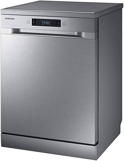 Samsung 7 programmes 14 place settings Free standing Dishwasher, Silver - DW60M6050FS - DealYaSteal