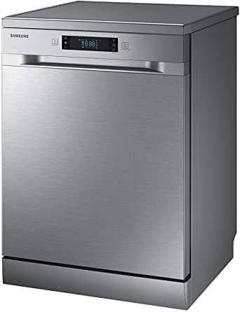 Samsung 6 programmes 13 place settings Free standing Dishwasher, Silver - DW60M6040FS - DealYaSteal