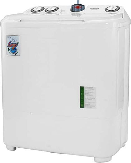 Geepas 7kg Semi Automatic Washing Machine Twin Tub GSWM6468 - DealYaSteal