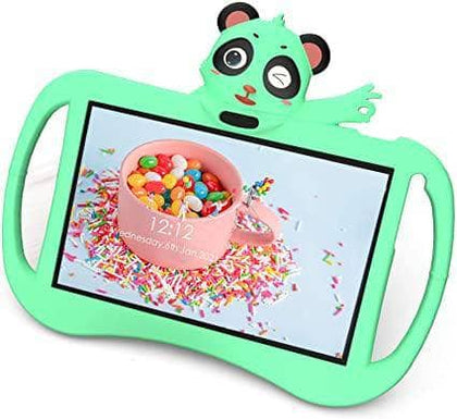 Lenosed E100 10.1 Inch Kids Tablet Quad Core Dual Sim Dual Camera Android 8.1 64GB 4GB DDR3 4G LTE Wi-Fi (green) - DealYaSteal