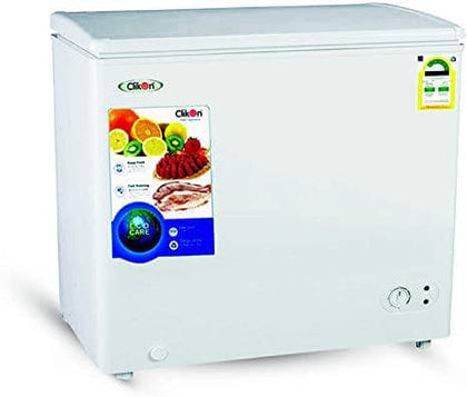 CLIKON - 200 LITRE VOLUME CAPACCITY CHEST FREEZER, 3 STAR ENERGY RATING, ADJUSTABLE THERMOSTAT, REMOVABLE STORAGE BASKET, ALUMINIUM INNER WALL - CK6008 - DealYaSteal