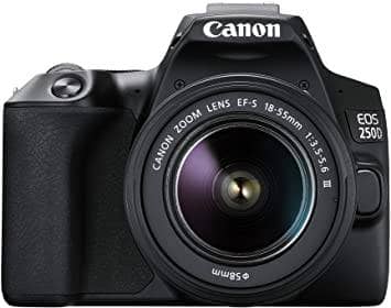 Canon EOS 250D EF-s 18-55mm f/4-5.6 DC III Lens - Black - DealYaSteal